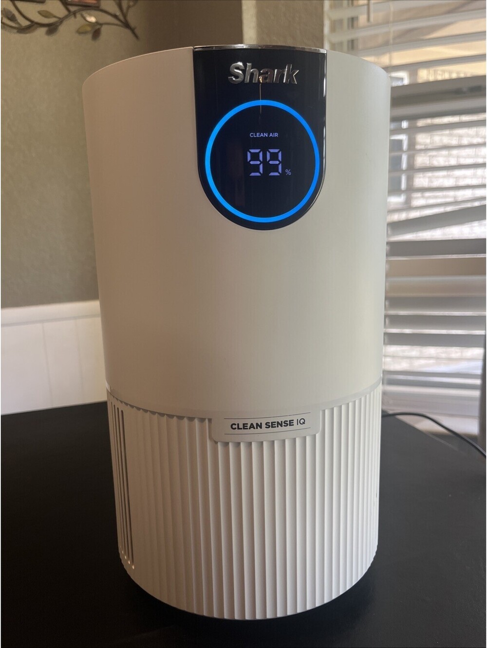 Shark Clean Sense Portable Air Purifier - HEPA Filter/ White/Very Lightly Used.